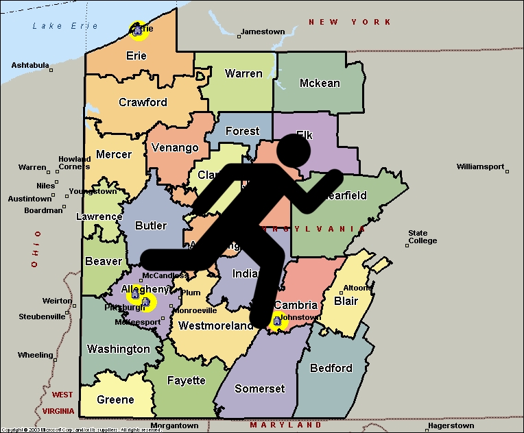Top 15 Places to Run in Western PA